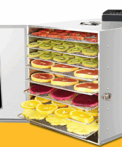 Máy Sấy Hoa Quả Và Rau Mini SY – 6 đến 20 Khay, Thân Inox, Công Nghệ Sấy Tiết Kiệm Năng Lượng